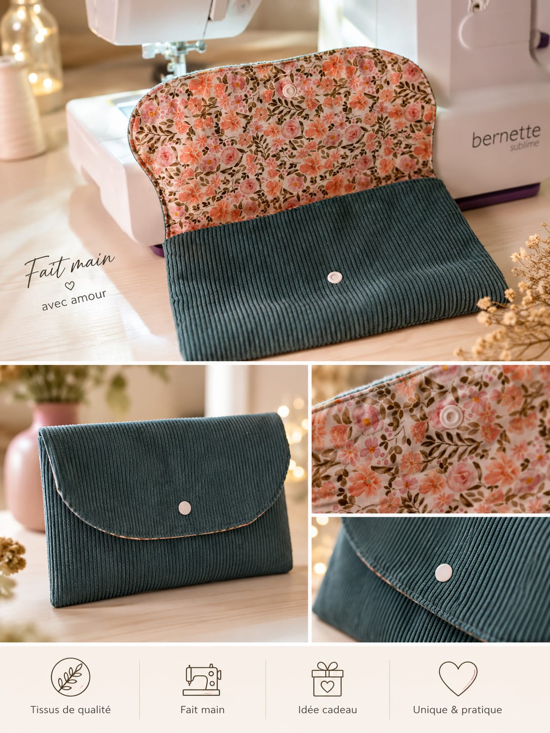 📚 Pochette pour livre de poche